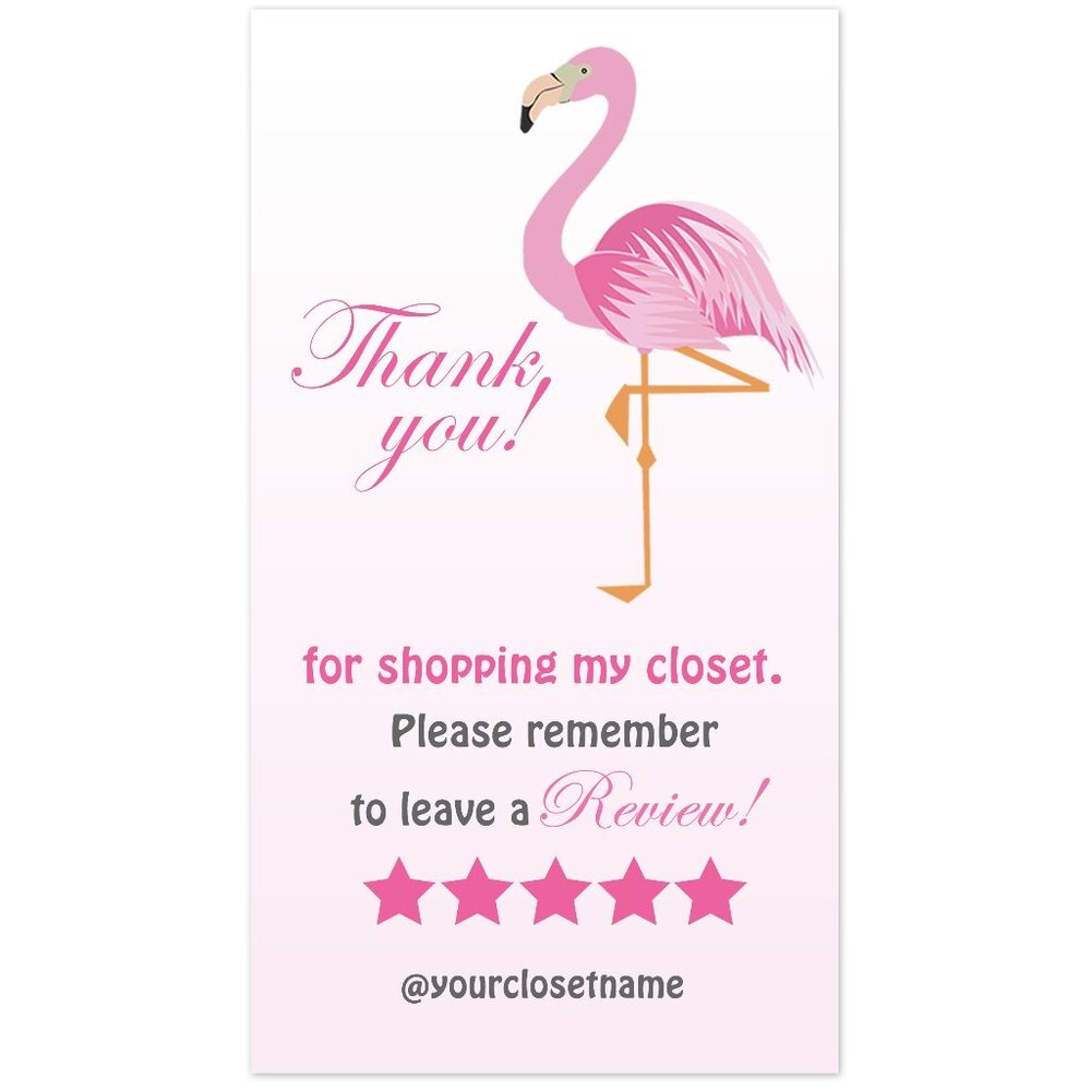 60 Thank you Cards
